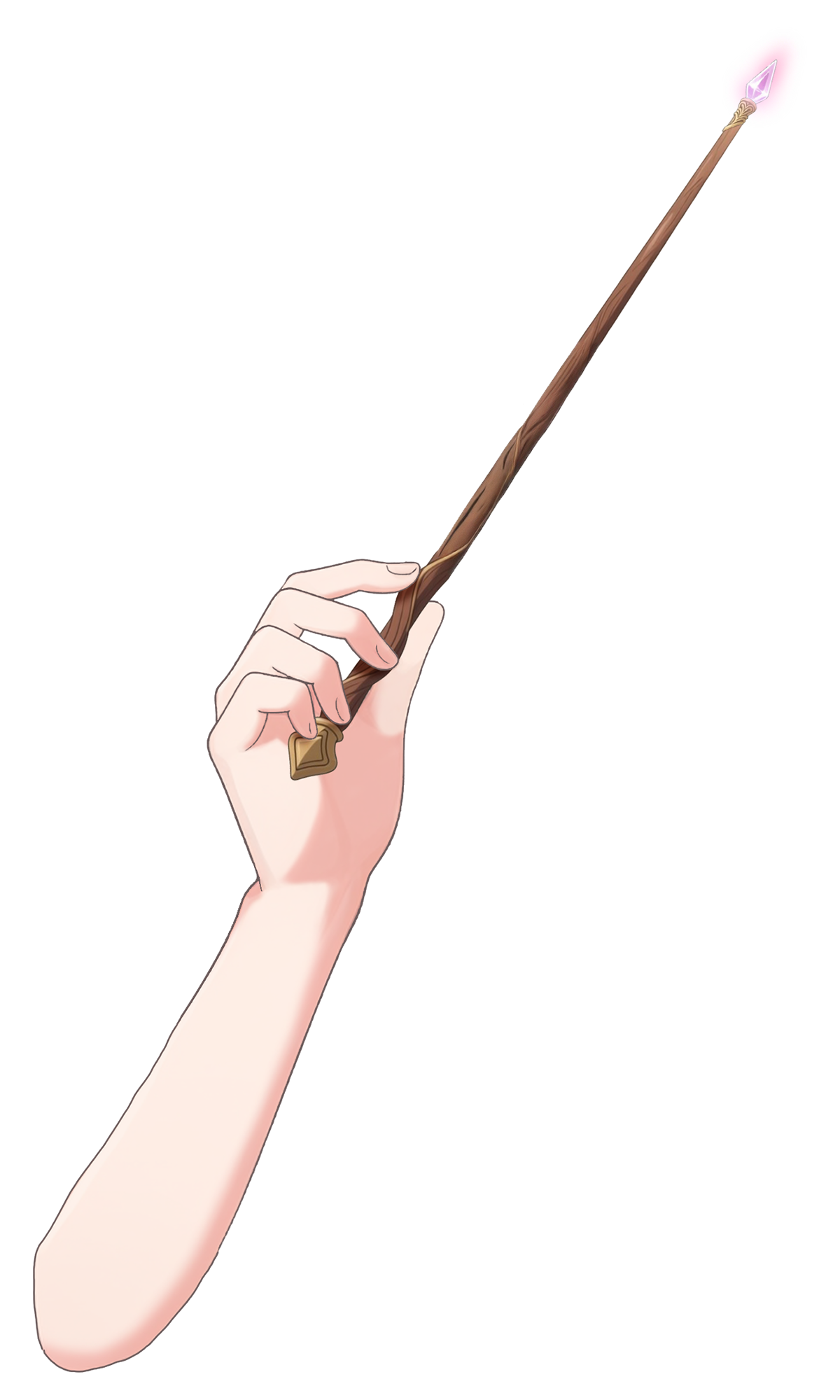 Vtuber向け 魔法の杖を持った手のフリーイラスト素材｜配信やサムネに使える