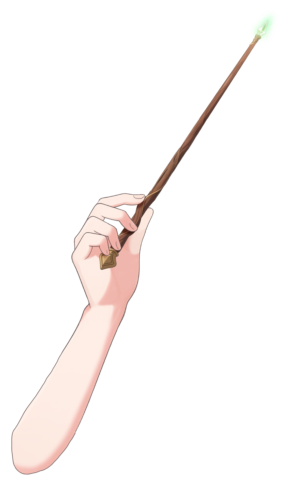 Vtuber向け 魔法の杖を持った手のフリーイラスト素材｜配信やサムネに使える
