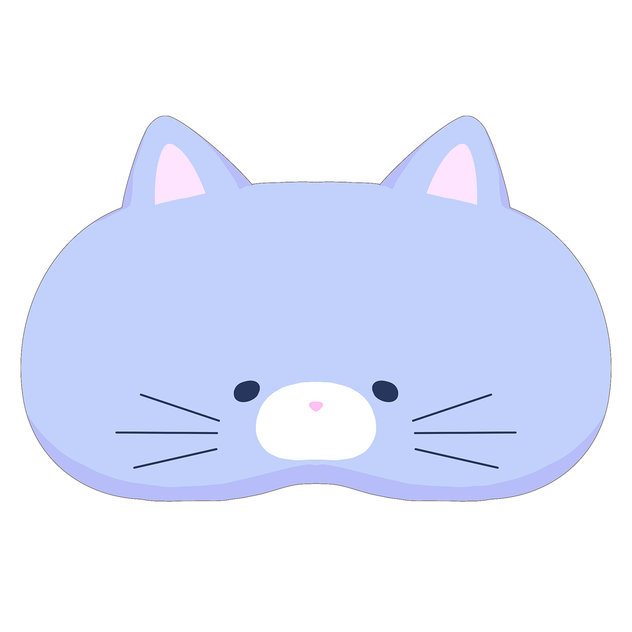 Vtuber向けフリー素材｜動物のアイマスクを持つ手のイラスト