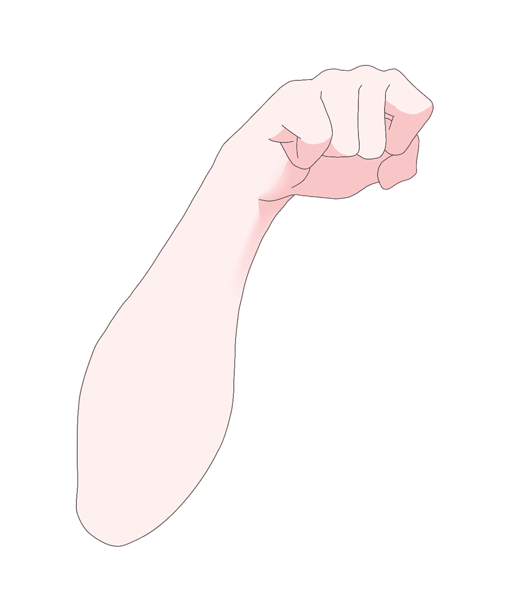 Vtuber向けフリー素材|猫の手のポーズのイラスト