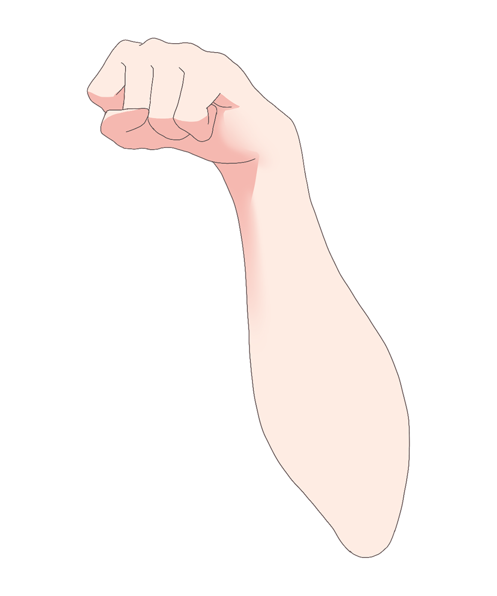 Vtuber向けフリー素材|猫の手のポーズのイラスト