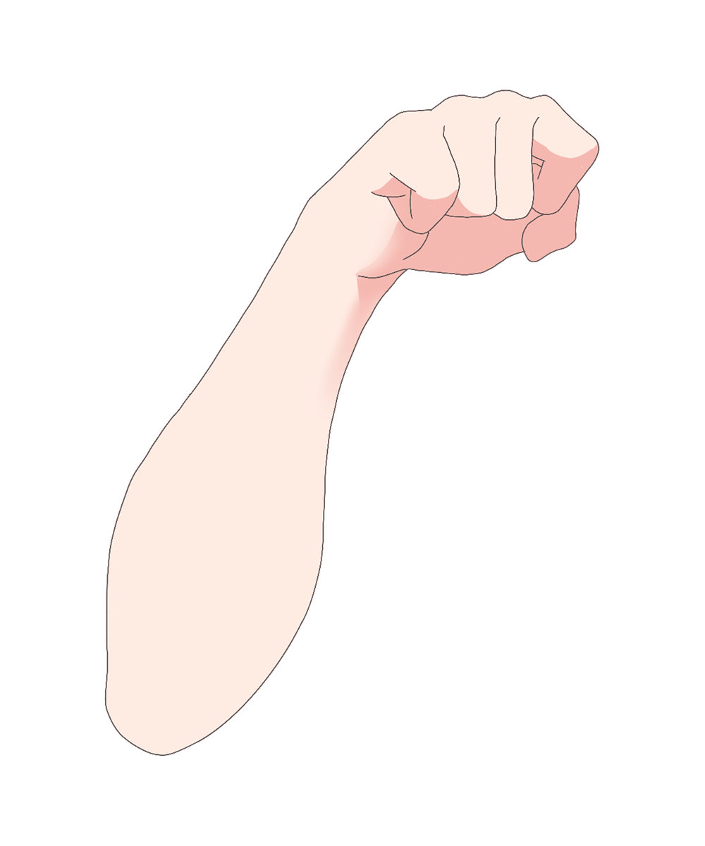 Vtuber向けフリー素材|猫の手のポーズのイラスト