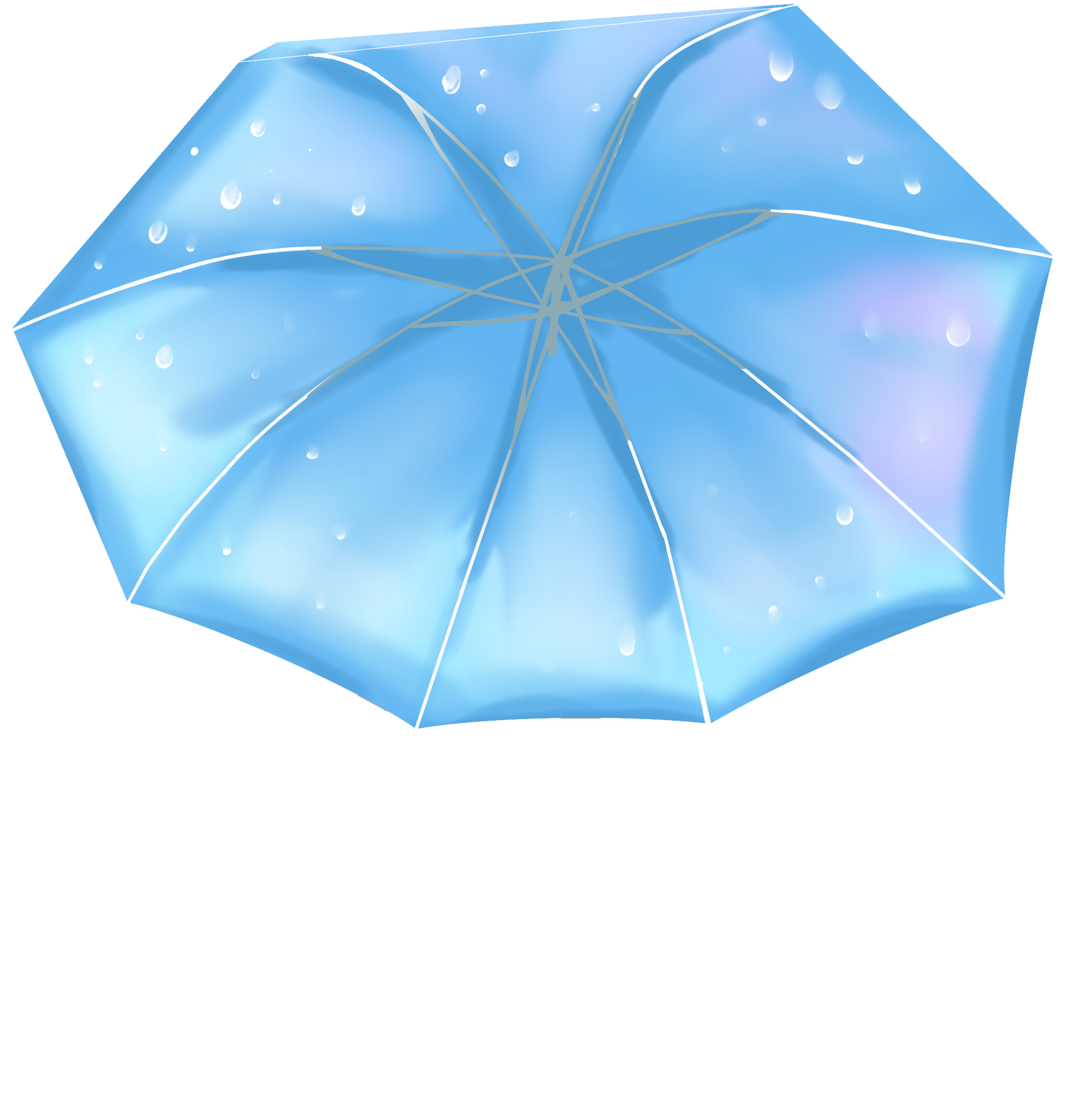 Vtuber向けフリー素材|傘を持つ手のイラスト